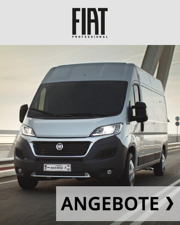 Autohaus Renck-Weindel - Fiat Ducato Transporter Silber mit Angebots Logo