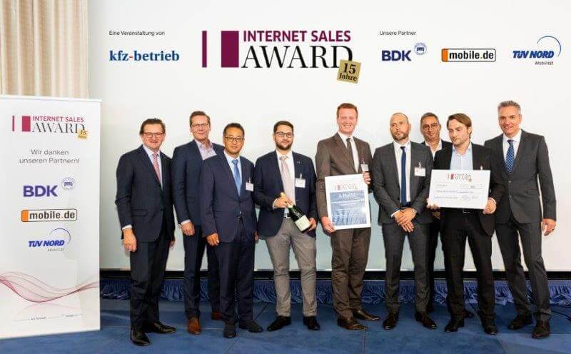 3. Platz Internet Sales Award - Autohaus Renck-Weindel