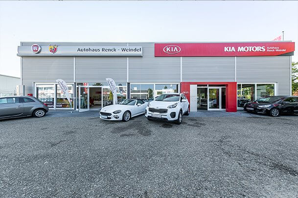 Frontansicht Filiale Mannheim-Wohlgelegen - Autohaus Renck-Weindel